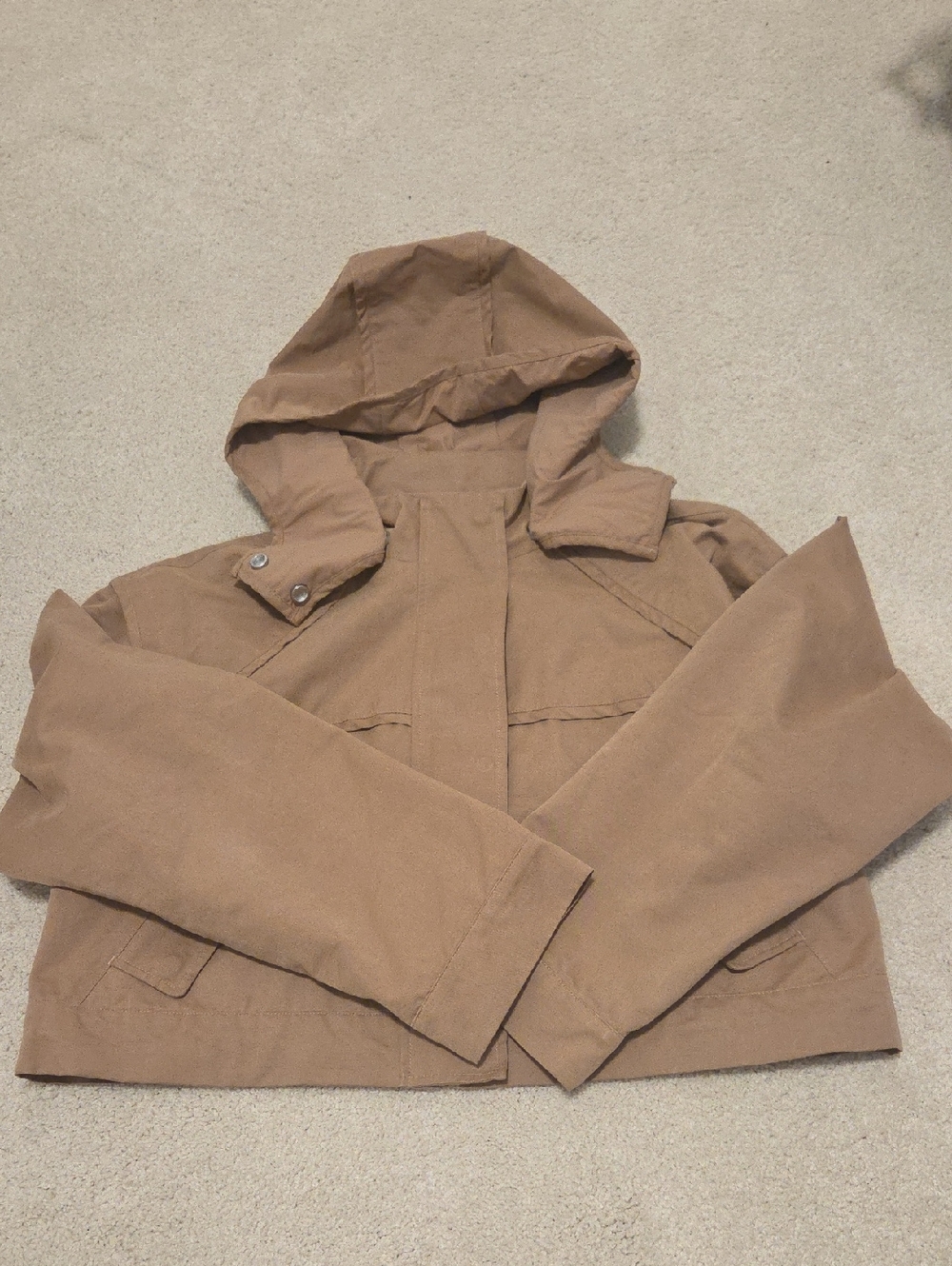 ALO Cropped Utility Jacket Brown